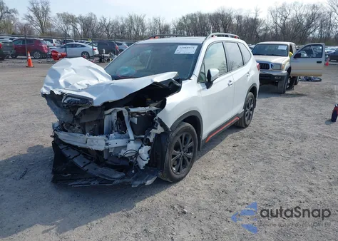 2020 Subaru Forester Sport from USA, damaged, VIN JF2SKARC8LH403611